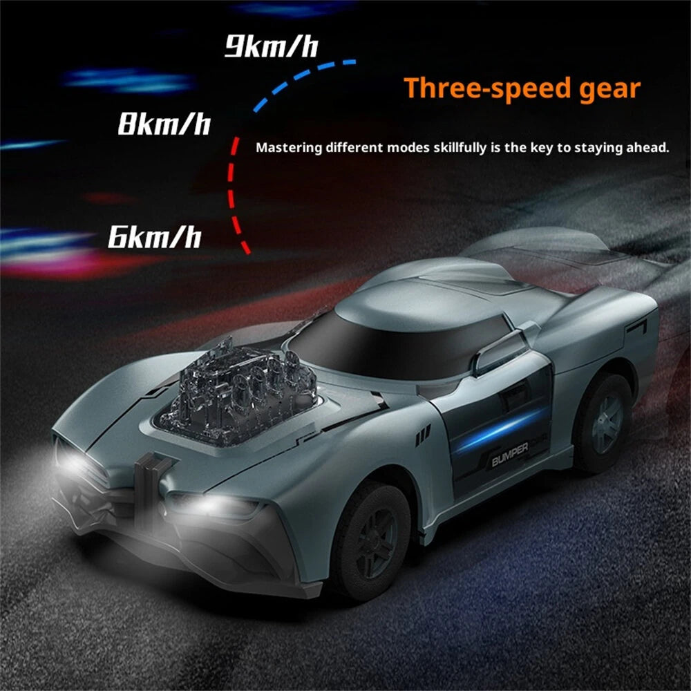 Crazon PZ24241A 1/24 Scale 2WD Brushed RC Battle Cars Set - Crash Racing Dual Pack Ready-to-Run with LED Lights