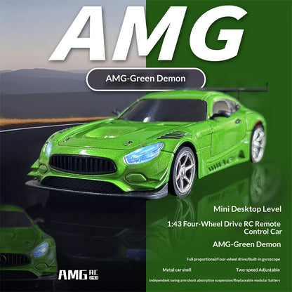 LDRC 4301 1/43 4WD RTR AMG GTR Drift RC Car with Gyro