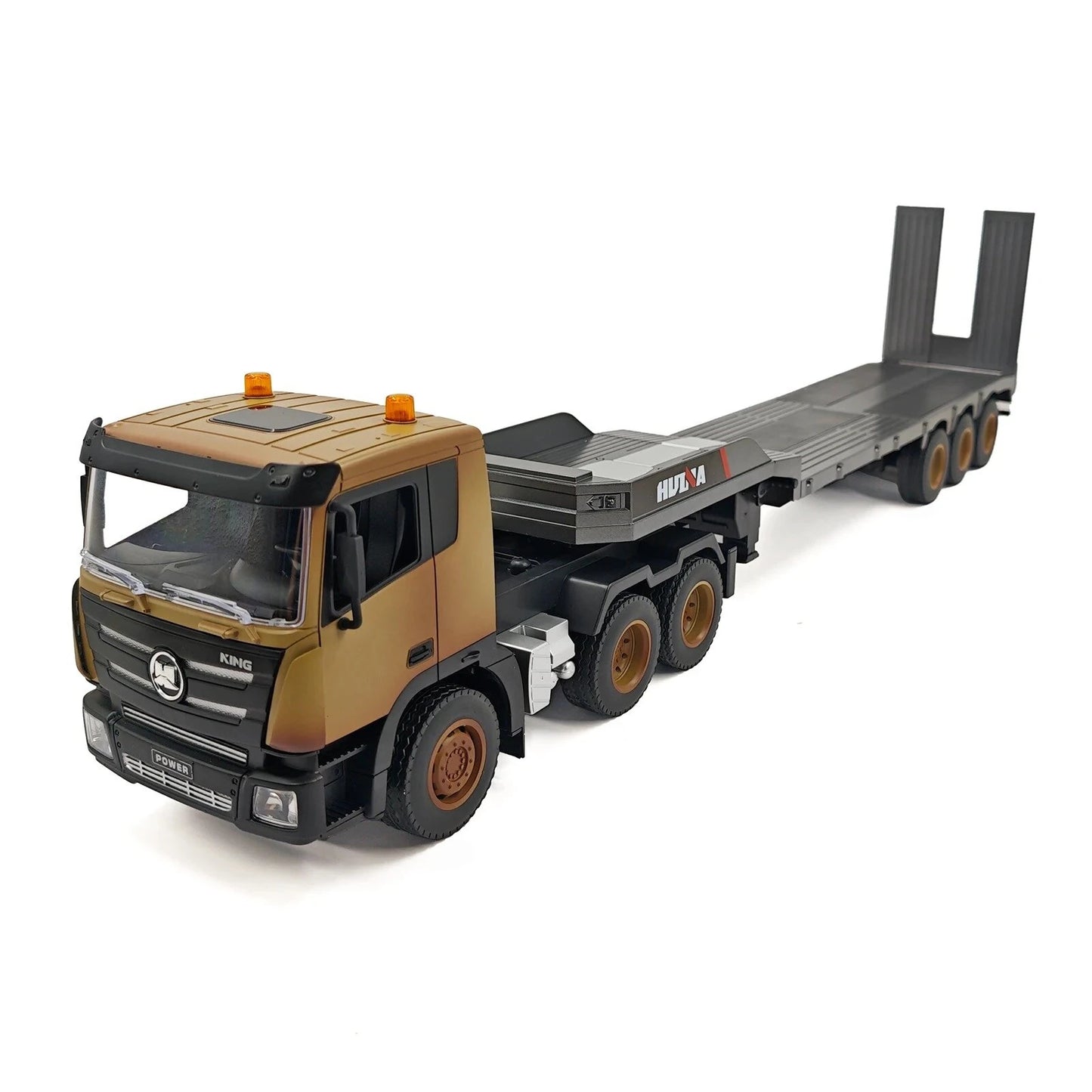 HUINA 1318 1/18 9CH Ready-to-Run RC Flatbed Trailer Truck