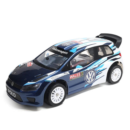 MJX Hyper Go Volkswagen Polo 10304 1/10 4WD brushless drift RC car front three-quarter view