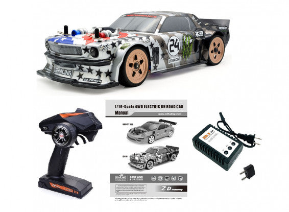 ZD Racing EX16 1/16 Scale 4WD Brushless Electric Touring Car Ready-to-Run